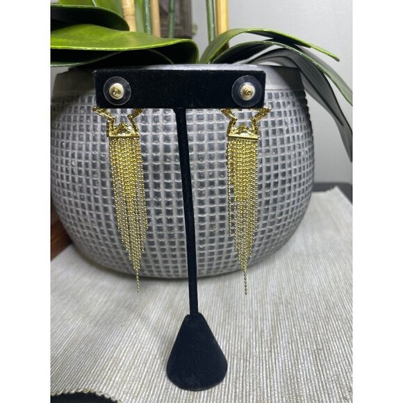 Amber Sceats x Revolve Shooting Star Earrings Gold Women's Size OS - Picture 5 of 7